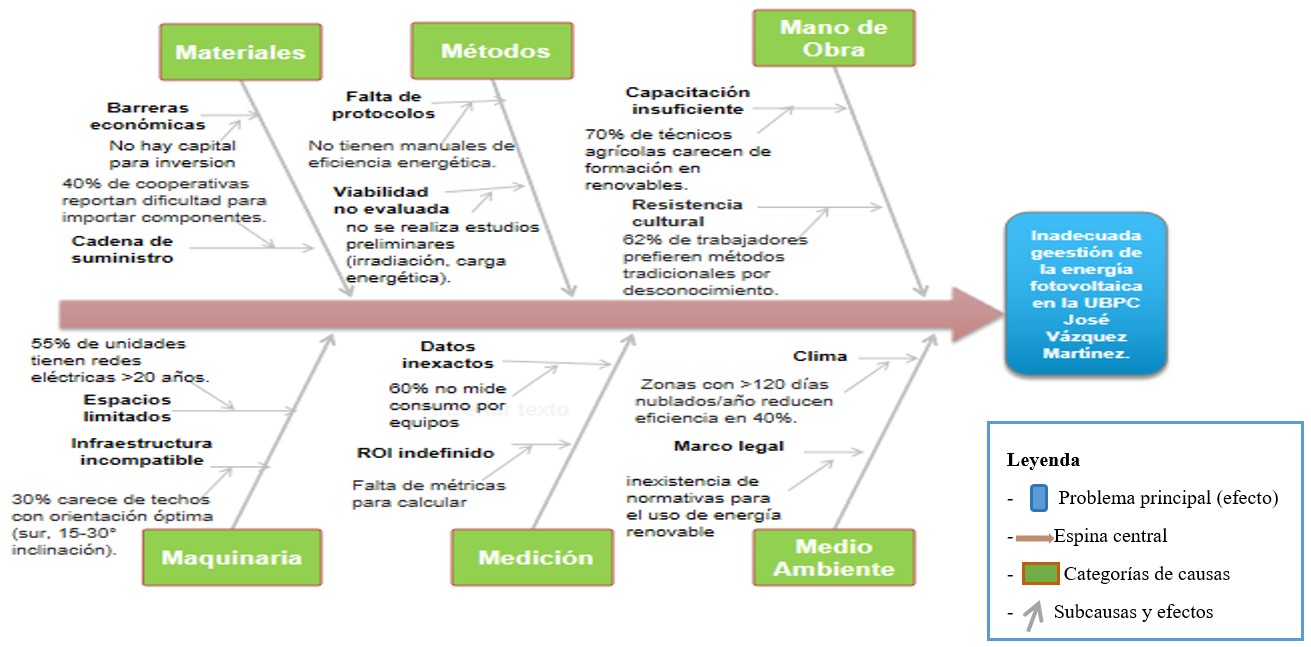 Cause and Effect Diagram. Source: Author's own work
