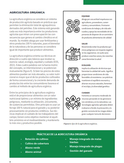 Ejes de la agricultura orgánica
